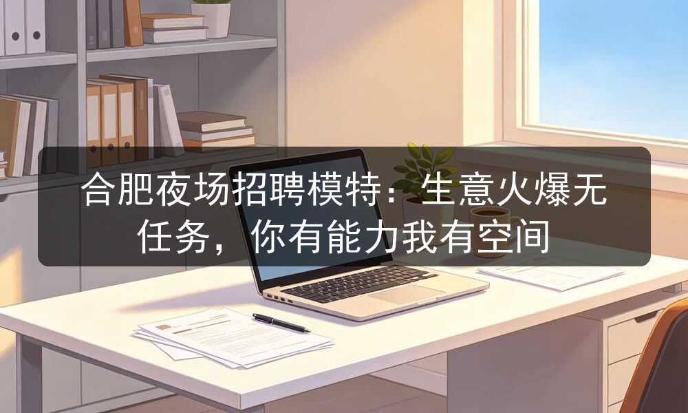 合肥夜场招聘模特：生意火爆无任务，你有能力我有空间