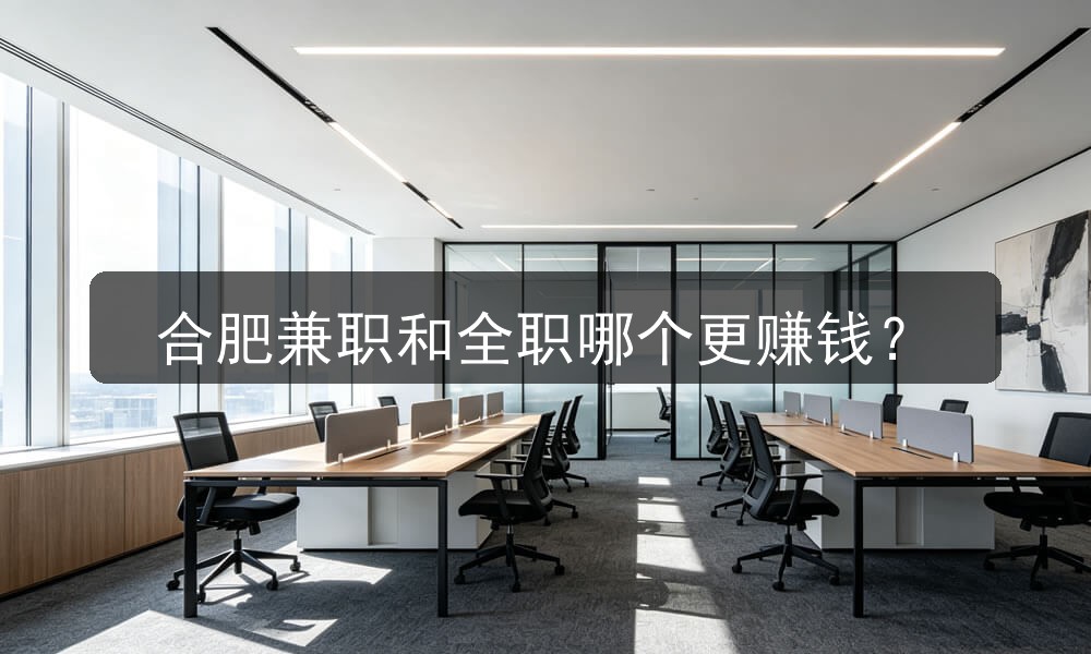 合肥兼职和全职哪个更赚钱？